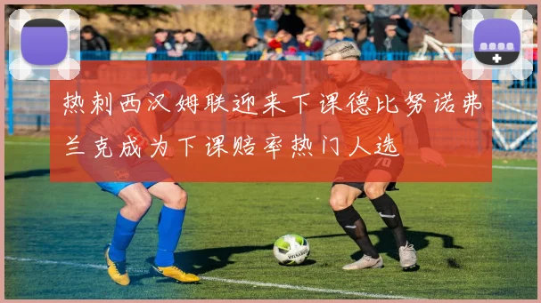 热刺西汉姆联迎来下课德比努诺弗兰克成为下课赔率热门人选
